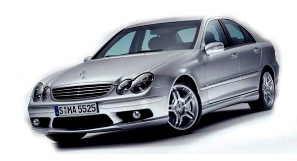 EVA-коврики для Mercedes Benz C класс w203 (2 поколение)
